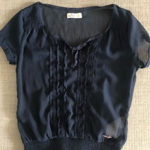 Hollister short sleeve blouse